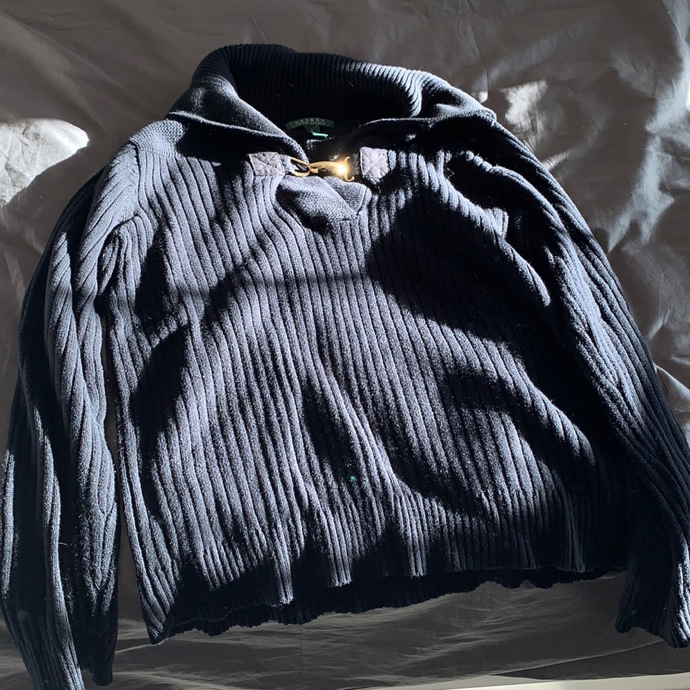 Black women’s Ralph Lauren sweater